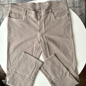 Faherty Stretch Terry 5-Pocket Pant Brown Men’s 40x32 Slim Straight NWOT